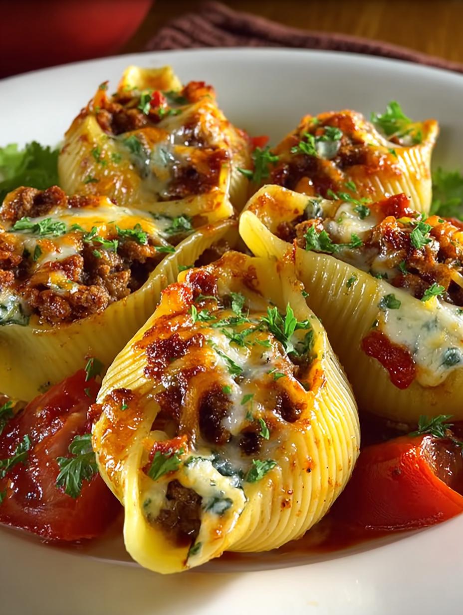 Taco Stuffed Pasta Shells