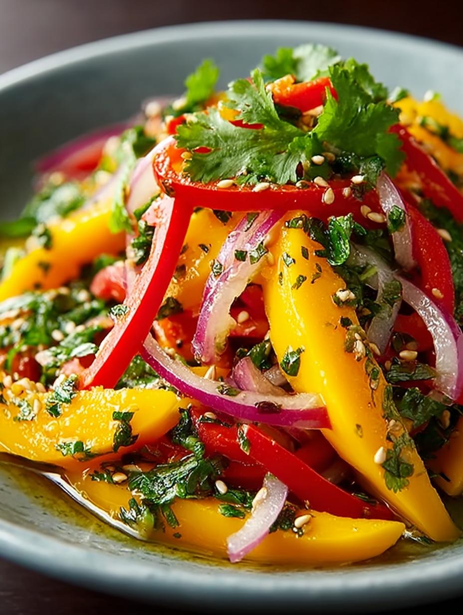 Thai Mango Cilantro Salad