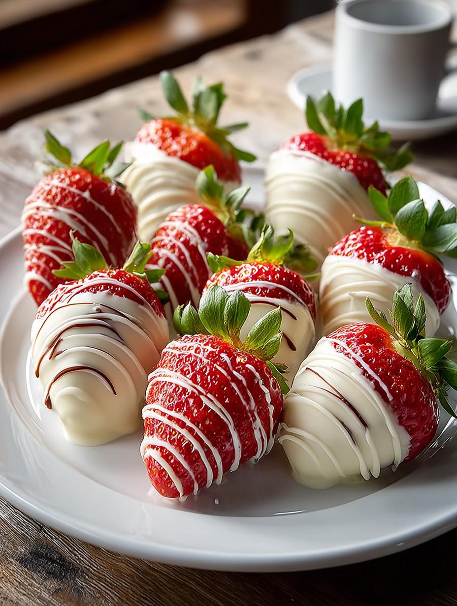 White Chocolate Dipped Strawberries: 5-Minute Delight - White Chocolate Dipped Strawberries - main visual representation