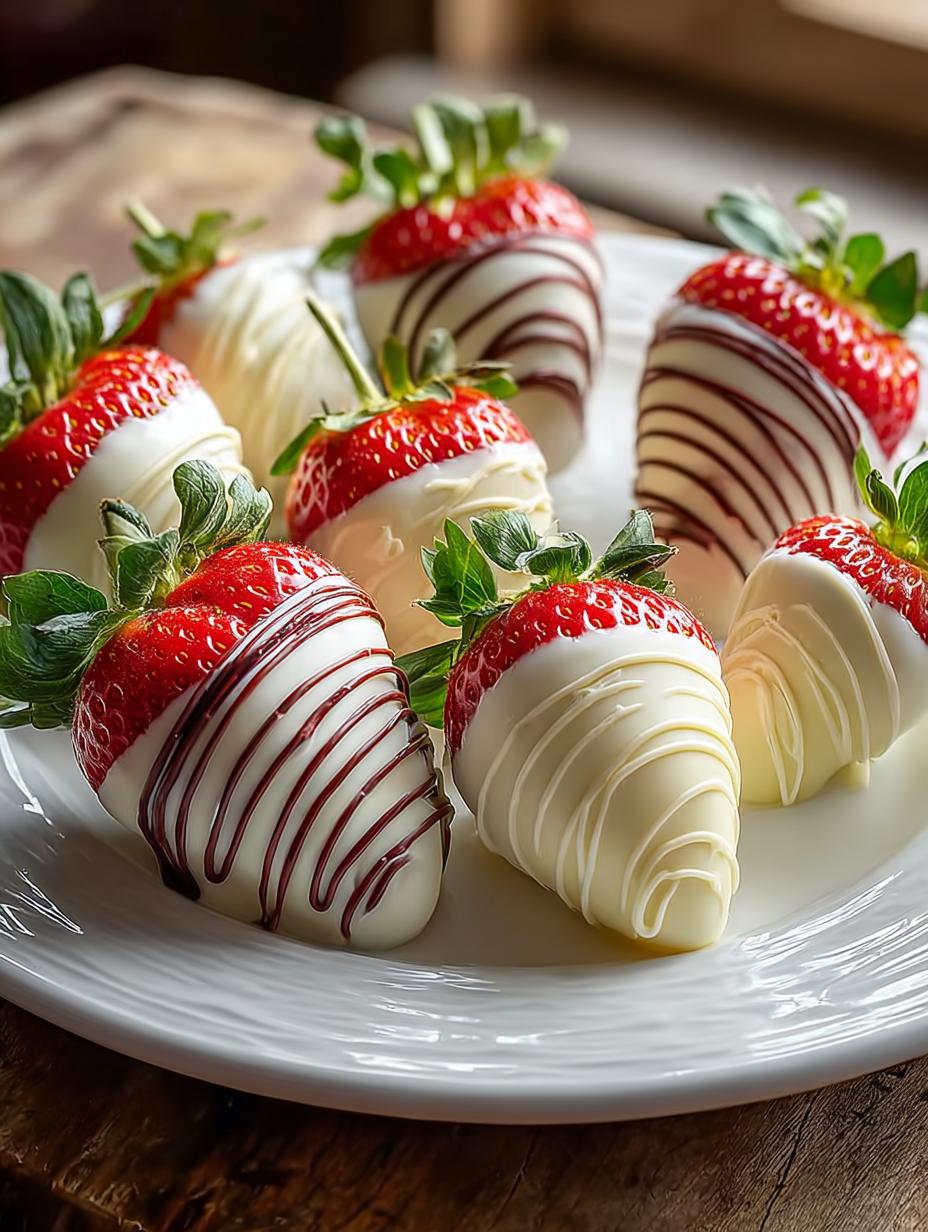 White Chocolate Dipped Strawberries: 5-Minute Delight - White Chocolate Dipped Strawberries - additional detail